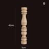Vintage Wood Carved Spindle Column 16