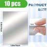 6 Or 10 Piece Self Adhesive Acrylic Mirror Wall Tiles 11