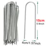 Heavy Duty Galvanized U Shape Garden Staples Ground Stakes 12