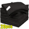 Black Microfiber Cleaning Cloth For Home And Car 14