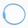 Stainless Steel Wire Cable Keychain Rings With Screw Lock 14