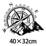 Mountain Compass Vinyl Car Body Decal Sticker 7
