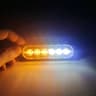 6 LED Truck Grille Side Marker Emergency Strobe Light 11