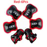 6 In 1 Kids Protective Gear Set With Knee Elbow And Wrist Pads 9