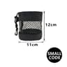 Golf Ball Pouch With Clip Mesh Nylon Storage Bag 6