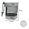 Golf Ball Pouch With Clip Mesh Nylon Storage Bag 14