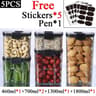 Stackable Airtight Food Storage Containers Set 460ml To 1800ml 22