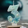 Ocean Beach Starfish Number Birthday Candle Decoration 6