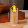 Flameless LED Memorial Grave Candle Battery Operated Light 8