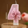 Pink Glitter 3D Number Birthday Candle Cake Topper 5