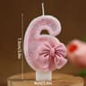 Pink Glitter 3D Number Birthday Candle Cake Topper 7