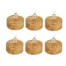 Gold Glitter Flameless LED Tealight Candles For Party And Wedding Decor 6