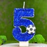Football Number Birthday Candle Cake Topper 7