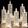 Crystal LED Flameless Candle Lantern Night Light 6