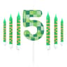 Pixel Theme Number Birthday Candles Set For Cake Decoration 11