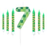 Pixel Theme Number Birthday Candles Set For Cake Decoration 13