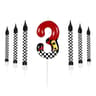 Racing Cars Number Birthday Cake Candles Set 9