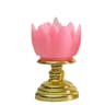 LED Lotus Prayer Candle Lamp Battery Operated 6