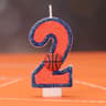 Basketball Number Birthday Cake Candle 7