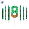 7 Piece Retro Pixel Birthday Cake Candle Topper Set 14