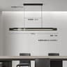 Modern Long Glass Pendant Light For Dining Room And Kitchen Island 5