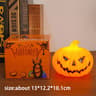 Halloween Pumpkin Lantern LED Skull Ghost Face Decorative Lamp 6