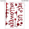 Halloween Bloody Handprint Wall Window Sticker Horror Decal Set 17