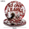 Halloween Bloody Handprint Disposable Party Tableware Set 7