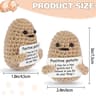Handmade Pocket Hug Crochet Plush With Gift Card 6