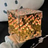 DIY Tulip Flower Cube Night Light Craft Kit 6