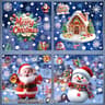 Christmas Holiday Static Window Clings 12