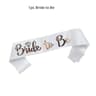 Rose Gold Bride To Be Satin Sash Set 11
