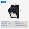 Modern Solar Motion Sensor Wall Light 5