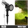 Adjustable 9LED Solar Landscape Spotlights 6