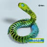 Luminous 3D Articulated Snake Figure 17