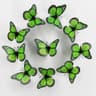 3D Monarch Butterfly Decoration Set 11