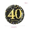 Milestone Birthday Number Balloon Banner Set 17