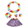 Kids Hawaiian Luau Grass Skirt Costume Set 23
