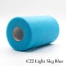 100 Yard Sheer Organza Tulle Fabric Roll 19