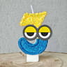 Cute Banana Man Number Birthday Candle 14