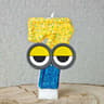 Cute Banana Man Number Birthday Candle 18