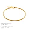 EManco 15mm Titanium Steel Square Chain Bracelet 9