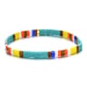 ZMZY Colorful Tila Beaded Elastic Bracelet 17
