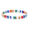 ZMZY Colorful Tila Beaded Elastic Bracelet 19