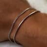 Mens 14K Gold Plated Chain Bracelet Set 7