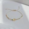 Personalized Initial Rainbow Beaded Bracelet 13
