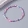 Colorful Seed Bead Flower Charm Bracelet 8