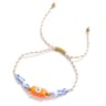 Y2K Ceramic Eye Braided Charm Bracelet 7