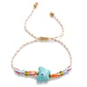 Y2K Ceramic Eye Braided Charm Bracelet 12
