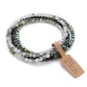 Natural Stone Faceted Bead Bracelet Set 11